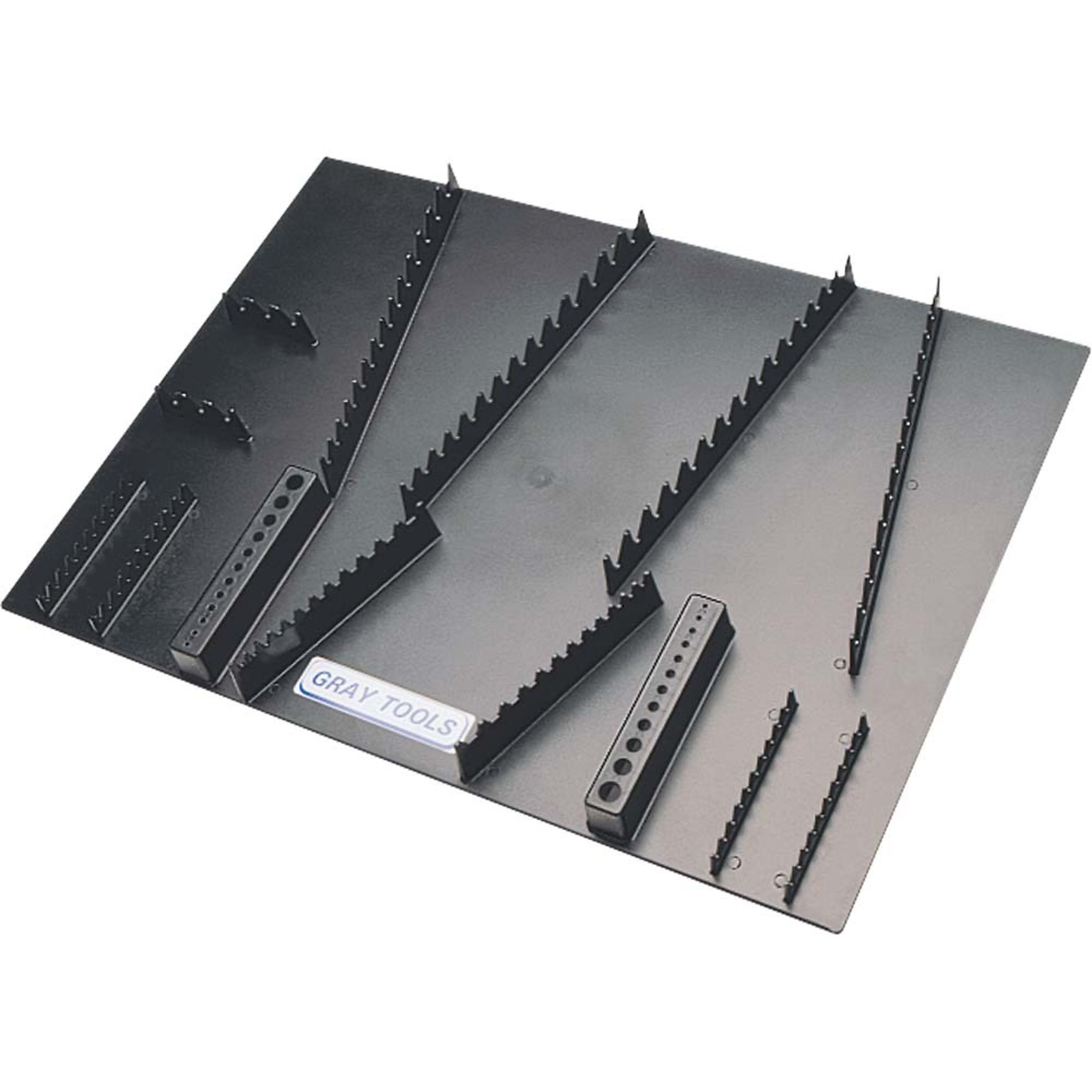Gray Tools Wrench Organizer, Holds 72 Pieces, 21-1/2" X 16"